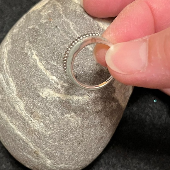 Silpada Sterling Silver and Marcasite Beaded Ring size 6 - Picture 9 of 14